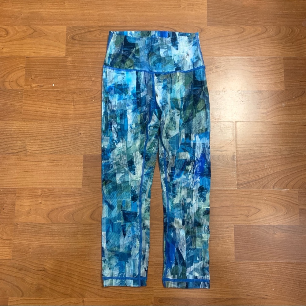 Lululemon High Rise Wunder Under Crops 7/8 Fullux 20” Size 4 Leggings Pants!